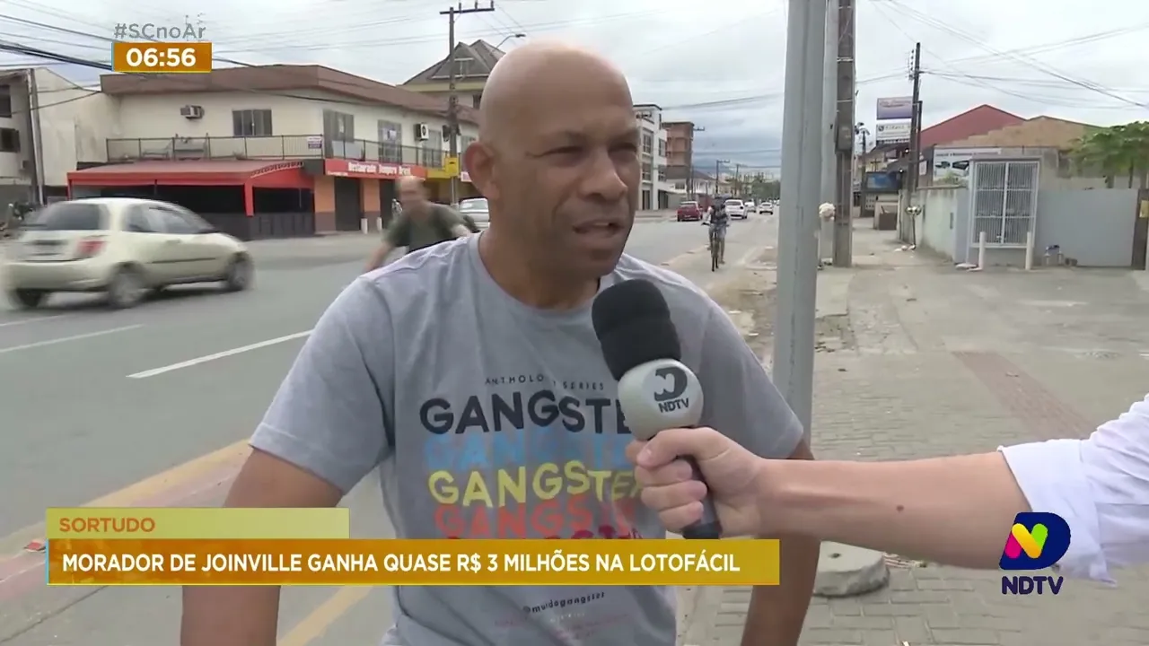 Morador de Joinville ganha quase R$ 3 milhões no sorteio da Lotofácil