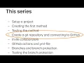4 Create and setup git repository and GitHub