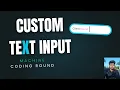 Custom Text Input Machine Coding Round Client Round