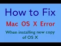 How to fix error in Mac OS X El Capitan and Yosemite This copy of Mac OS X can t be verified