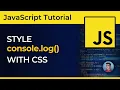 Take Your Debugging to the Next Level Style Console log Output with CSS