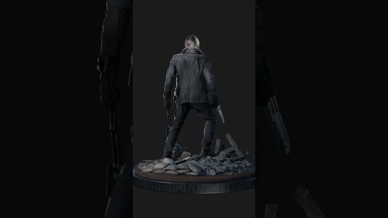 Leon Kennedy Resident Evil 9 Statue Design
