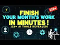 FINISH Your Month s Work in MINUTES with These 120 AI Tools