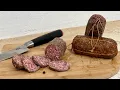 Download Lagu Homemade SALAMI WITHOUT salami CASING with ingredients from Supermarket