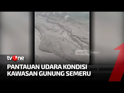 Hampir Rata Dengan Tanah, Pantauan Udara Gunung Semeru dan Sekitarnya