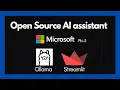 Build an open source AI assistant from scratch using Streamlit Ollama and Microsoft Phi-3