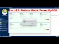 Part 23 Library Management System in Java Swing Delete Book from MySQL