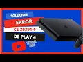 Walkthrough Solution to error CE-30391-6 of Play 4