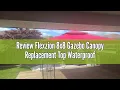 Review Flexzion 8x8 Gazebo Canopy Replacement Top Waterproof Cover - Outdoor Gazebo Canopy Cover