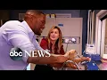 On set with Grey s Anatomy stars for their 300th episode