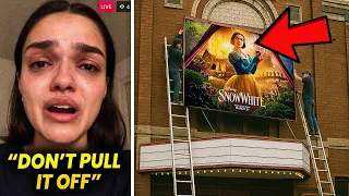 Rachel Zegler IN TEARS as 1,210 Venues Stopped Screening Her Woke Snow White Remake