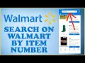 How to Search Walmart by Item Number 2024