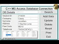 How to Connect MS Access Database in Visual C with Save Update Delete and Search - Part 3 of 3