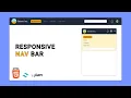 Responsive Navbar menu with HTML TailwindCSS Mobile first navbar