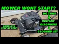 MURRAY BLACK MAX E450 PUSH MOWER WON T START HOW TO DIAG AND REAPAIR NO MORE STARTER FLUID