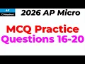 AP Microeconomics MCQ Practice Questions 16-20 5 Questions to Prep for 2026 Exam Think Econ
