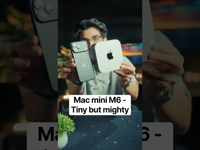 Mac mini M6 - tiny but mighty