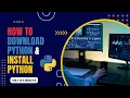 Python installation in Tamil How to install python tamil installation Insight code