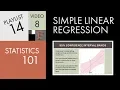 Statistics 101 Linear Regression Confidence Bands - Part 1 of 2