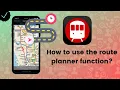 How to use the route planner function on New York Subway MTA Map