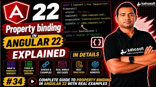 Property Binding in Angular 22 Explained in Detail Angular 22 Complete Course 2026
