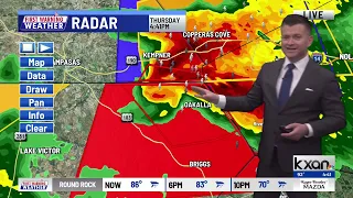 LIVE COVERAGE Tornado confirmed in northeastern Burnet County Texas