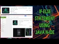 IF-ELSE STATEMENT USING JAVA N-IDE TAGALOG
