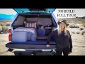 Download Lagu WOMAN's NO BUILD Glamping TRUCK CAMPING Setup w/ OFFICE? FULL TOUR