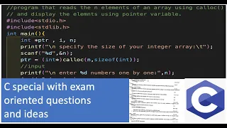 Dynamic Memory Allocation explained in Nepali with model questions C programming