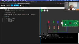 Raspberry Pi Pico Tutorial - 2 Control Multiple LEDs with MicroPython using the Wokwi simulator