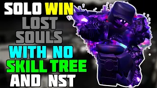 Solo Lost Souls Triumph With No Skill Tree And No Special Towers TDS Tower Defense Simulator