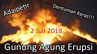Download DETIK-DETIK GUNUNG AGUNG MELETUS 2 JULI 2018, Dentuman keras dan Terlihat Petir - Bali Today MP3