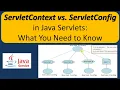 ServletContext vs ServletConfig in Java Servlets What You Need to Know Servlets
