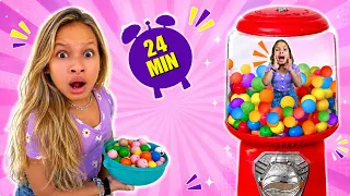 Carol em histórias de mistérios da máquina de chicletes- Gatinha das Artes