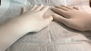 Comfortable latex gloves silky and smooth