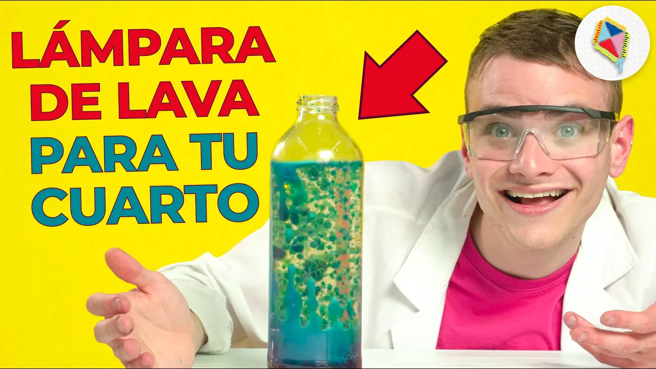 TUTORIAL 🔔 La manera MÁS FÁCIL de hacer una LÁMPARA DE LAVA | Pegamente