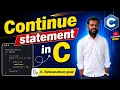 Continue statement in C program