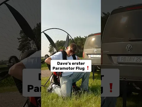 Dave's erster Paramotor Flug❗️