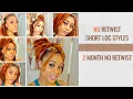 SHORT LOC STYLES STARTER LOC STYLES MEDIUM LOCS STYLES AUBURN GINGER LOCS NO RETWIST