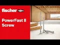 fischer PowerFast II Screw