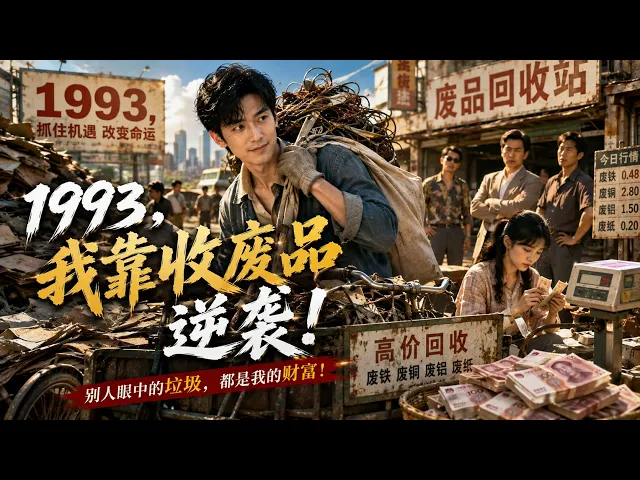 重生1993!所有人都笑他靠撿破爛為生,卻不知他早已看穿時代商機,靠收廢品一路逆襲,從窮小子變身商界大佬