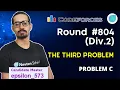 The Third Problem Codeforces Round 804 Div2 Problem C