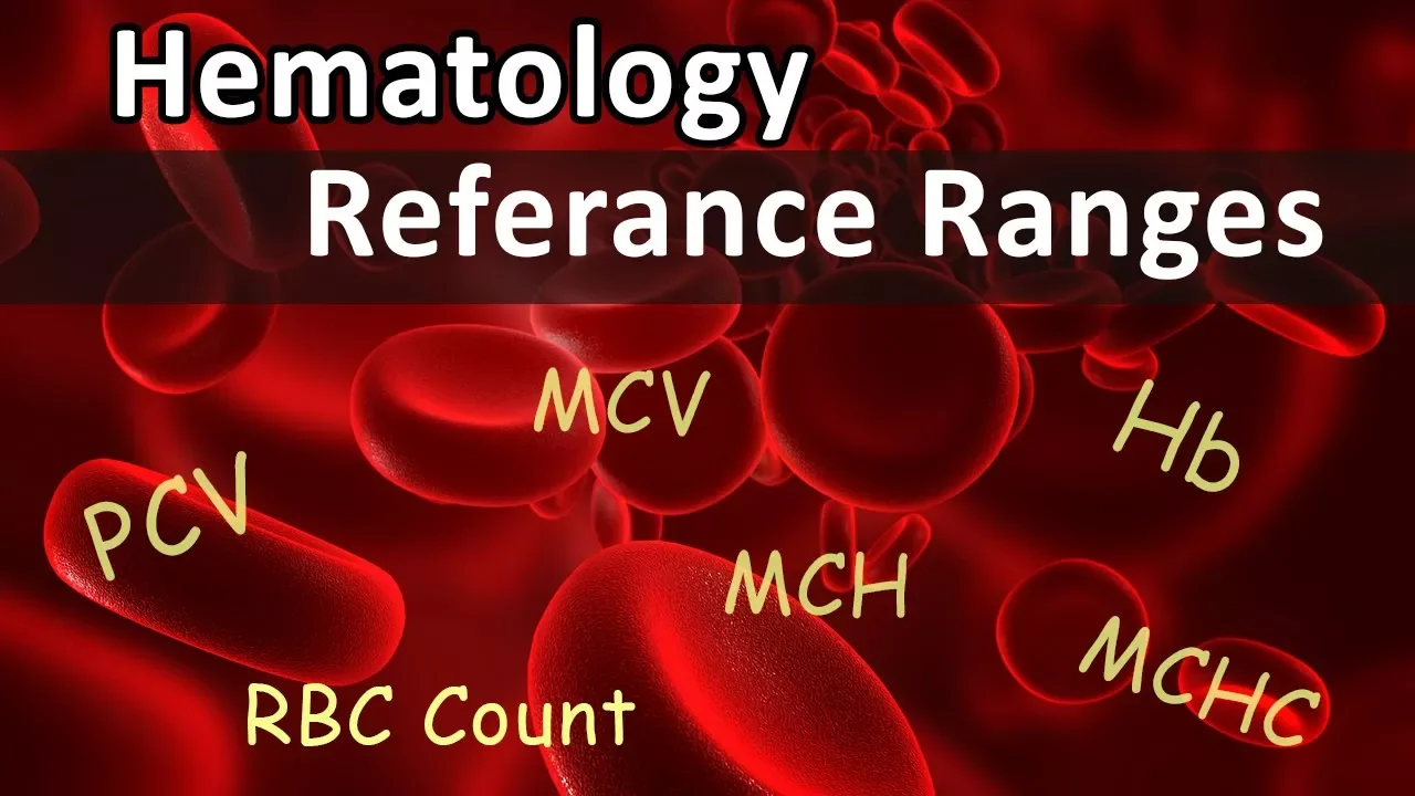 Hematology Tests Reference Ranges