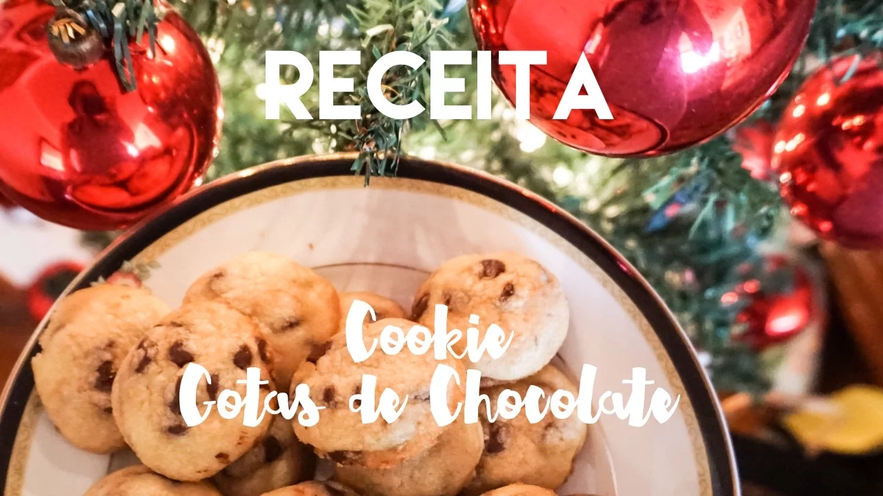 RECEITA // COOKIE COM GOTAS DE CHOCOLATE