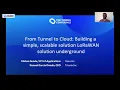 From Tunnel to Cloud: Building a simple, scalable LoRaWAN solution underground - Mohan Gundu (Veea)