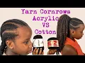 NEEDLE AND THREAD CORNROWS BEST THREAD TO USE FOR YARN CORNROWS