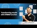 Transforming results with STRING function Learn SQL For Free
