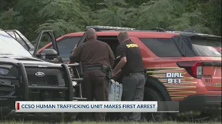 CCSO Human Trafficking Unit makes first arrest