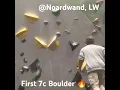 First 7c Boulder 🙏🏽 #bouldering #climbing