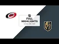 Lagu NHL Highlights | Hurricanes vs. Golden Knights | October 20, 2025